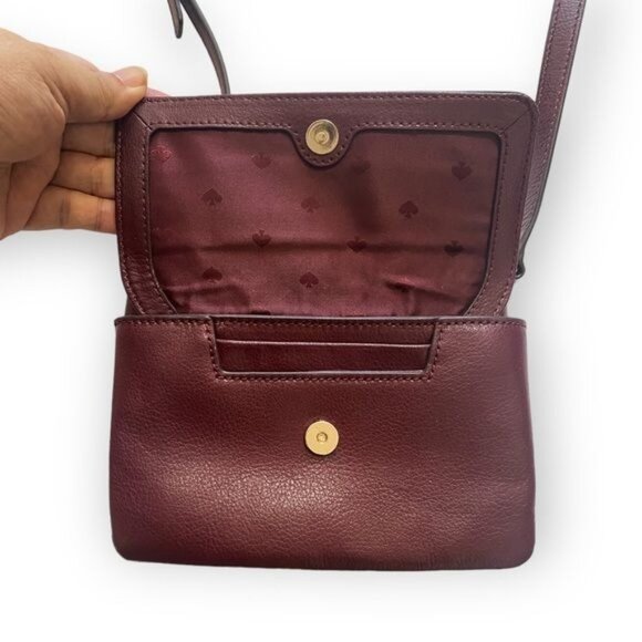 Kate Spade Greene Street Karlee Crossbody bag, Cherry Wood - Picture 9 of 11